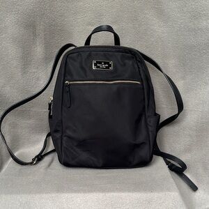 Kate Spade Blake Avenue Hilo Nylon Black Bag Backpack